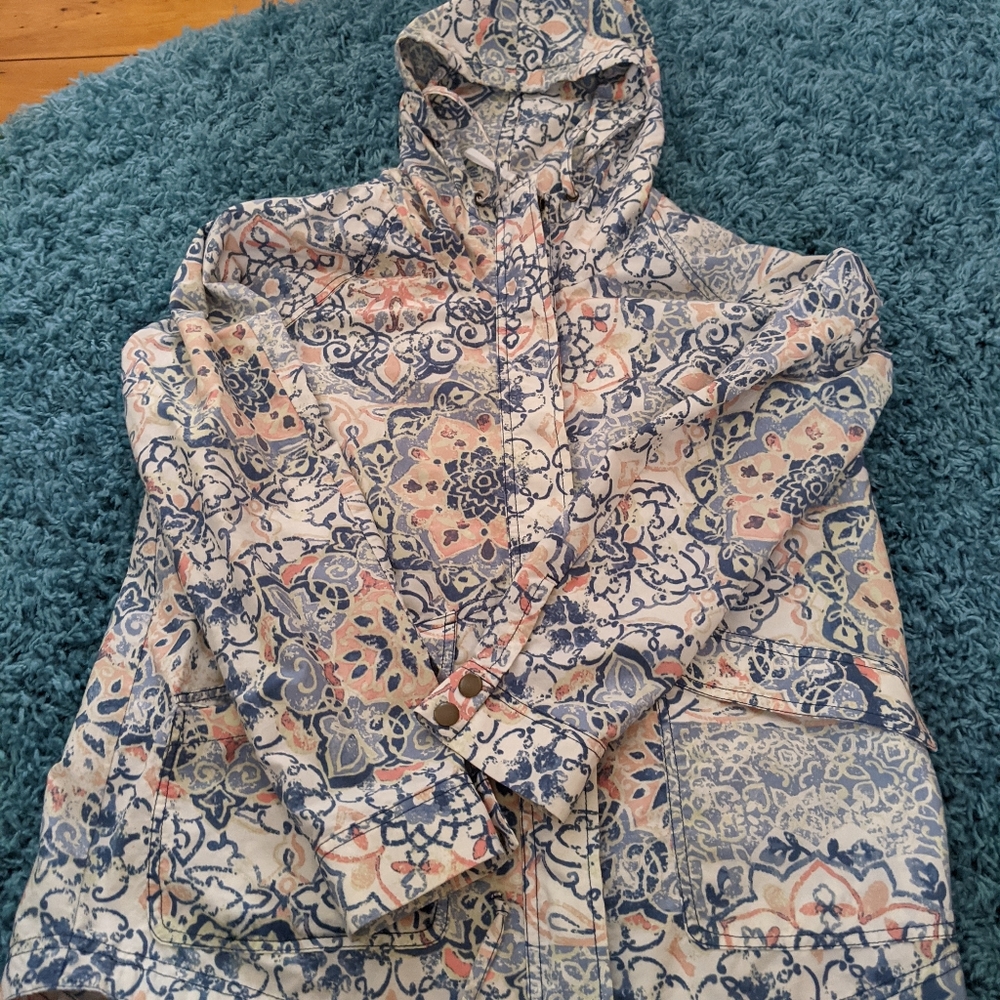 Lucky Brand Short Style Rain Coat XS